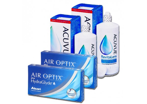 Pack Air Optix Hydraglyde RevitaLens